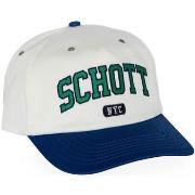 Casquette Schott Casquette UNIVERSITY Blanc/Bleu