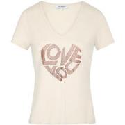 T-shirt Morgan Dcool beige clair