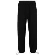 Pantalon BOSS PANTALON DÉPERLANT NOIR GENDO242 AVEC BAS DE JAMBES AJU