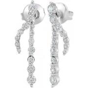 Boucles oreilles Sc Crystal B4159-ARGENT