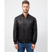 Blouson BOSS Veste en cuir homme coupe classique