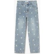 Pantalon enfant Le Temps des Cerises Jenigi mom taille haute 7/8ème je...