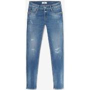 Jeans Le Temps des Cerises Jeans pulp slim thais 7/8ème destroy bleu