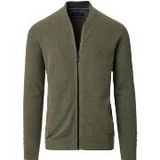 Sweat-shirt Casa Moda Cardigan zippé Vert