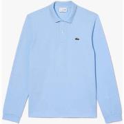 T-shirt Lacoste Polo manches longues bleu