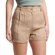 Short Superdry Short en cupro femme