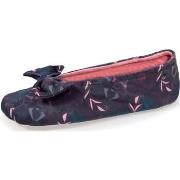 Chaussons Isotoner Chaussons ballerines Femme Fleurs rosées