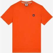 T-shirt Weekend Offender Plage de Cannon - orange pur