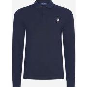 Polo Fred Perry Chemise unie LS - marine