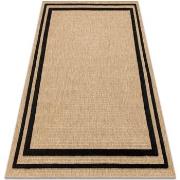 Tapis Rugsx Tapis SPARK 0687 beige / noir - 80x150 cm