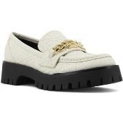 Chaussures Guess Loghi Rilievo Mocassino Donna White FLTALMFAL14