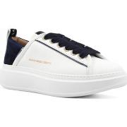 Chaussures Alexander Smith Wembley Sneaker Donna White Blue WYW0085