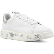 Chaussures Premiata Sneaker Donna White Silver BELLE-6823