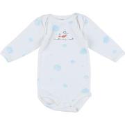 Bodys Petit Bateau Body blanc, bleu