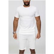 Ensembles de survêtement Kebello Ensemble Short,Tshirt Blanc H