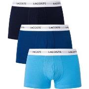 Caleçons Lacoste Lot De 3 Malles En Coton Extensible