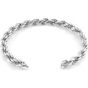 Bracelets Anchor &amp; Crew Bracelet Jonc Chaîne Royal Argent De Sail