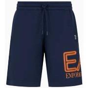 Short Emporio Armani EA7 Short Armani EA7 homme Bleu et orange - 3DPS7...