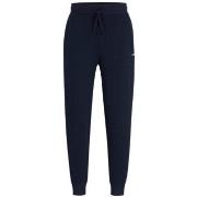 Pantalon BOSS PANTALON DE SURVÊTEMENT EN COTON ÉPONGE BLEU MARINE AVE