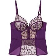 Corsets et bustiers Pomm'poire Corset violet Venus