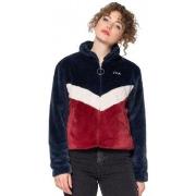 Veste Fila Veste femme fourrure 687225 bleu blanc rouge