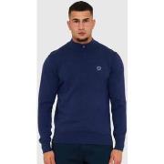 Pull Marshall Artist Zip 1/4 tricoté Siren - marine