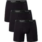 Caleçons Ted Baker Lot De 3 Boxers En Coton Extensible