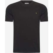 T-shirt Farah T-shirt Danny reg - noir