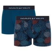 Boxers Mariner Lot de 2 shortys en coton bio fantaisie dahlia et uni