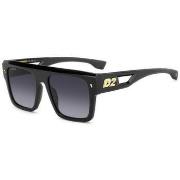 Lunettes de soleil Dsquared D2 0127/S Lunettes de soleil, Noir/Gris, 5...