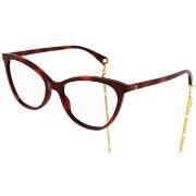 Lunettes de soleil Gucci GG1079O Cadres Optiques, Havana, 54 mm