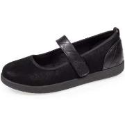 Ballerines Isotoner Ballerines Femme confort scratch Noir