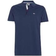 T-shirt Tommy Jeans Slim Flag Placket Polo Shirt Twilight Navy