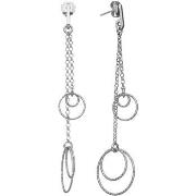 Boucles oreilles Orusbijoux Boucles D'oreilles Argent Rhodié Diamantée...