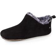 Chaussons Isotoner Chaussons bottillons bas Femme Noir