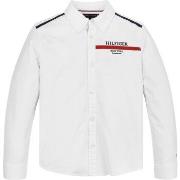 Chemise enfant Tommy Hilfiger KB0KB09149 TAPE OXFORD-YBR WHITE