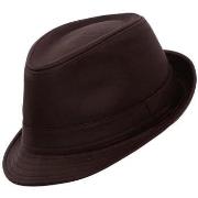 Chapeau Chapeau-Tendance Chapeau trilby façon cuir MAX T59