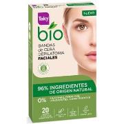 Accessoires corps Taky Bio Natural 0% Bandas De Cera Faciales Depilato...