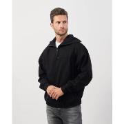 Sweat-shirt BOSS Sweat noir avec capuche et zip