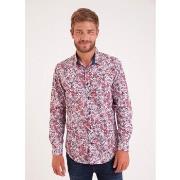 Chemise Camberabero Chemise manches longues imprimé fleurs rose