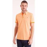 T-shirt Camberabero Polo manches courtes orange