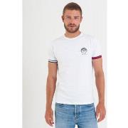 T-shirt Camberabero T-shirt uni avec print poitrine