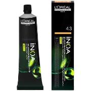 Colorations L'oréal Inoa Coloration Permanente Sans Ammoniaque 4.3 60 ...