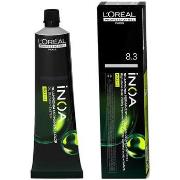 Colorations L'oréal Inoa Coloration Permanente Sans Ammoniaque 8.3 60 ...