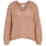 Pull Vila Evali Knit L/S - Natural Melange