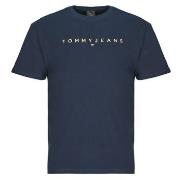 T-shirt Tommy Jeans TJM REG GOLD LINEAR LOGO TEE EXT