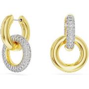 Boucles oreilles Swarovski Boucles d'oreilles Dextera dorées