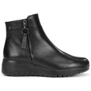 Bottines Fluchos BOTÍN NEGRO DE PIEL CON CUÑA LIVE F2100