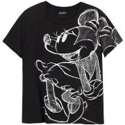 T-shirt Desigual TS_MICKEYDRAWING 24WWTKA1