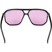 Lunettes de soleil Guess GU8276 Lunettes de soleil, Noir/Violet, 58 mm